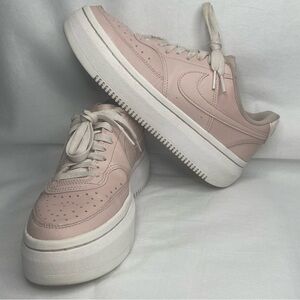 Nike Court Vision ALTA LTR Womens US 8.5 Pink Oxford Casual Platform DM0113-600